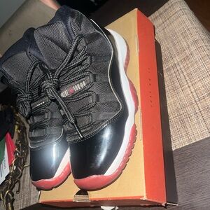 Kids Black and Red Sneakers